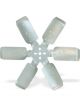 Flex-A-Lite Belt Driven Race Fan 19in Alum Blade Silver