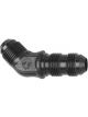 Fragola Bulkhead 45Deg 16 AN Male to 16 AN Male Bulkhead Black