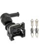 Fueltech Fuel Injector Connectors EV1 Style Plastic Black