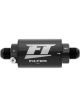 Fueltech Fuel Filter In-Line 60 Micron Element 12 AN Male