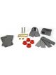 G Force Crossmembers Motor Mount Weld-On Fits Chevy V8 Kit