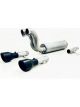 Gibson Exhaust Black Elite Axle-Back 3in Dia Dual Rear Fits Ford 2024