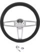 Grant Steering Wheel T Series 13.75in Black Leather Grip Chevy Logo