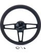 Grant Steering Wheel T Series 13.75in Black Leather Grip Jeep Logo