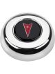 Grant Horn Button Pontiac Logo Steel Chrome for Classic/Challenger