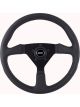 Grant Steering Wheel Performance 13.75in 1in Dish 3-Spoke Black Leather
