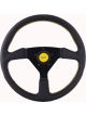 Grant Steering Wheel Performance 13.75in 1in Dish 3-Spoke Black Leather