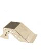 Hepfner Racing Products Heel Riser 2.5in Tall Non-Skid Pad Natural