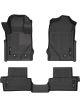 Husky Floor Liner WeatherBeater Front 2nd Row Fits 2-Door Ford 2021-24