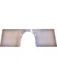 ICT Billet Motor Plate Front 12 x 36 x 0.25 in Aluminum Natural BBC