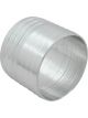 ICT Billet 2.5in Hose Barb Coupler Aluminium Clear