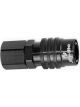 Jiffy-Tite 8an Fitting Socket Female- Valved Black
