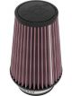 K&N Clamp-On Conical Air Filter Element 6in Base 4in Top 8in Tall