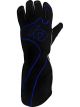 K1 Racegear Gloves Karting RS1 Youth 4X-Small Black/Blue