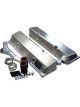Kevko SBC Fab Valve Cover Set Sgl Crossover Breathe