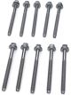 Mahle Cylinder Head Bolt Kit Hex Head Steel Zinc Ford Godzilla Kit
