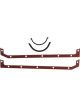 Mahle Oil Pan Gasket Set Fits SBC 86-97 w/ 1-Piece Seal Rear Main