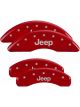 MGP Brake Caliper Cover 18in Fits Grand Cherokee L 2021-24 Set 4
