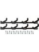Moroso Ignition Coil Bracket Coil Pack Style Steel Black BBC Pair