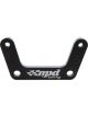 MPD Racing Front Brake Mount Black Pavement 4in On 5-1/4in