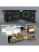New Vintage USA Gauge Kit Fits Mustang 78-86 Performance II Black