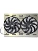 Northern Electric Cooling Fan 12in Fans Curved Blade 17.375x25.75in