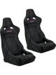 NRG Seat Prisma Lab Recline Black Pair