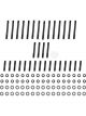 Optitorque Cylinder Head Stud Kit Patriot Black SBC Kit