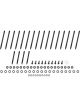 Optitorque Cylinder Head Stud Kit Patriot Black Fits GM LS Kit