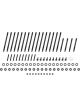 Optitorque Cylinder Head Stud Kit TorqueMaster Black Fits GM LS Kit