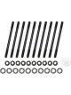 Optitorque Cylinder Head Stud Kit Patriot Black Fits Mazda 4-Cylinder