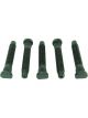 Pem Wheel Stud 5/8-11in Thread 3.75in Press-In Steel Black Oxide Set of 5