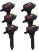 Performance Ignition Coil Pack SOS 40000V Black Mopar V6 Set of 6