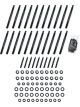 PRW Cylinder Head Stud Kit 12 Point Head Black Fits GM LS-Series Kit