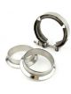 Pypes Performance Exhaust Clamp V-Band Clamp 3in Dia 1in Wide Band