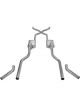 Pypes Performance Fits 55-57 Chevy 3in Exhaust w/H-Pipe