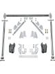 QA1 Rear 4-Link Triangulated No Shocks