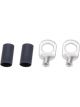 Quickcar Racing Ring Terminal 1/2in 8 Ga w/Heat Shrink Pair