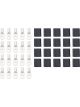 Quickcar Racing Ring Terminal 5/16in 2 Ga w/Heat Shrink 20pk