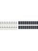 Quickcar Racing Ring Terminal 1/4in 8 Ga w/Heat Shrink 20pk