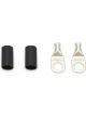 Quickcar Racing Ring Terminal 5/16in 8 Ga w/Heat Shrink Pair