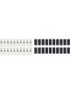 Quickcar Racing Ring Terminal 5/16in 8 Ga w/Heat Shrink 20pk