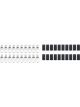 Quickcar Racing Ring Terminal 3/8in 8 Ga w/Heat Shrink 20pk