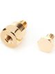 Quickcar Racing Battery Terminals Side Mount Gold Bolt Pair