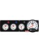 Quickcar Racing 3-1 Gauge Panel OP/WT/VT Black