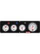 Quickcar Racing 3-1 Gauge Panel OP/WT/VT Black