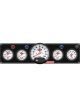 Quickcar Racing 4-1 Gauge Panel OP/WT/OT/VT Black