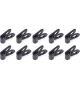 Quickcar Racing Line Clamp Adel 1/8 in ID Nylon Black Set of 10