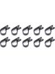 Quickcar Racing Line Clamp Adel 1/2 in ID Nylon Black Set of 10