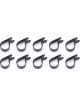 Quickcar Racing Line Clamp Adel 3/4 in ID Nylon Black Set of 10